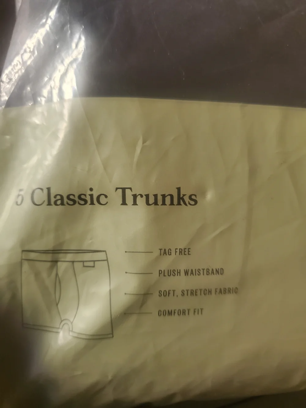 Goodfellow & Co Black Classic Trunks - 5 Pack